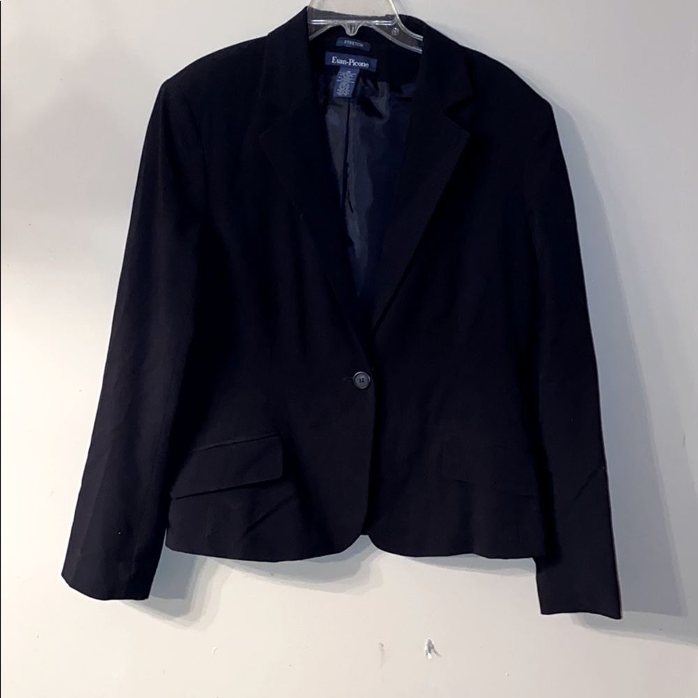 Evan Picone women’s Black Blazer size 18